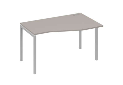 Стол эргономичный правый Техно Мира Лофт, цвет мокко премиум + серый