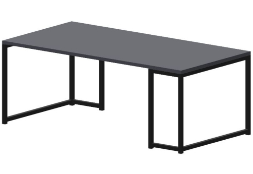 Стол журнальный Мейлон, цвет антрацит + черный