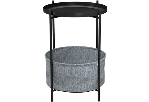 Стол журнальный Лето 1021, цвет черный муар