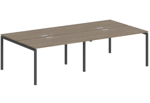 Рабочая станция Индиго Форт, цвет дуб темный + антрацит