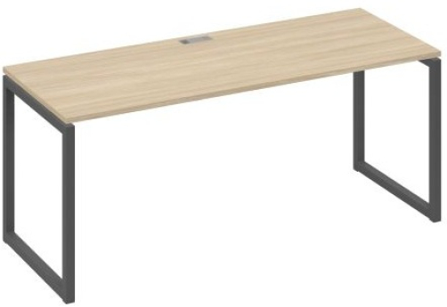 Стол письменный Мира Одри, цвет дуб скандинавский + антрацит