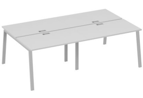 Рабочая станция 4х120 Мира Трио, цвет серый + серый