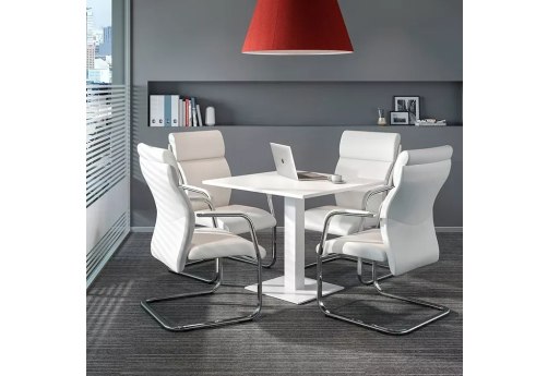 Стол для переговоров Спринг, цвет белый бриллиант