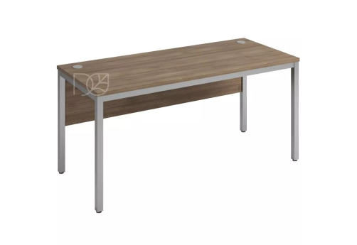 Стол прямой (экран - ДСП), цвет шамони темный