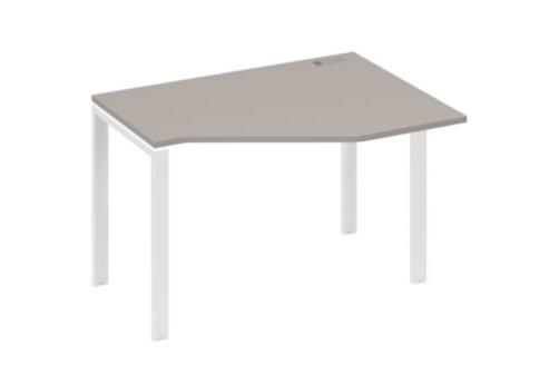 Стол эргономичный правый Мира Нумо, цвет мокко премиум + белый