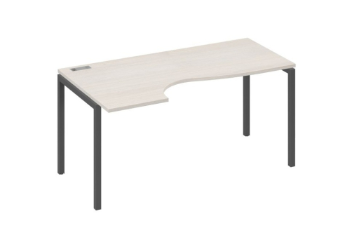 Стол эргономичный левый Классика Мира Лофт, цвет дуб шамони + антрацит