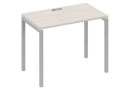 Стол письменный Мира Лофт, цвет дуб шамони + серый