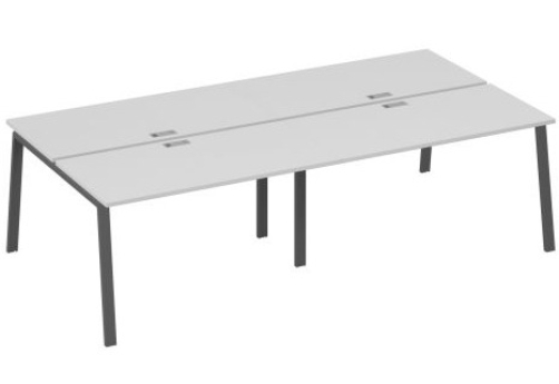 Рабочая станция 4х140 Мира Трио, цвет серый + антрацит