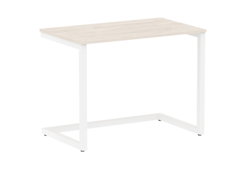 Стол письменный, цвет денвер светлый + белый