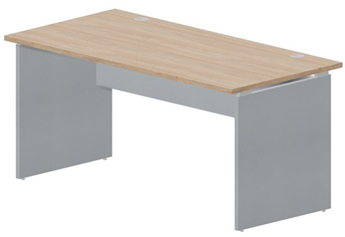 Стол рабочий (2 заглушки) Аронти, цвет светлый дуб