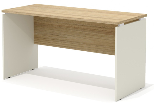 Стол рабочий прямой Некста, цвет вяз + беж