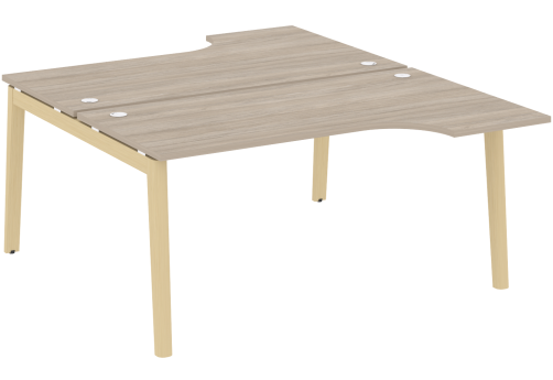 Рабочая станция эргономичная, цвет дуб аттик