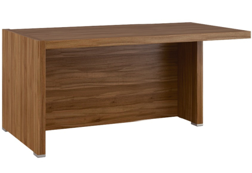 Стол письменный с асимметричными опорами (правый), цвет орех