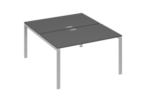 Рабочая станция (2х140) Мира Нумо, цвет антрацит премиум + серый