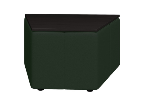 Стол трапеция, цвет темно-зеленый
