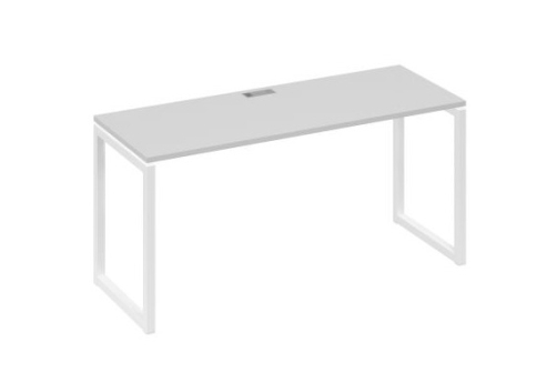 Стол письменный Мира Одри, цвет серый + белый