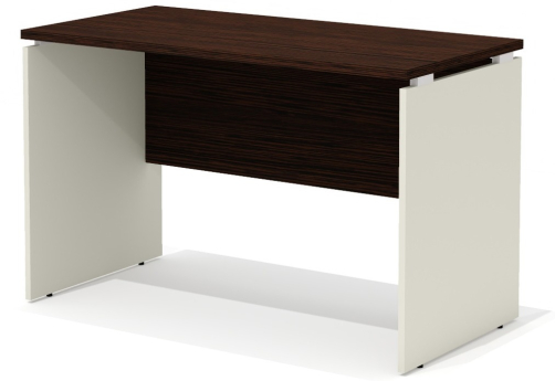 Стол рабочий прямой Некста, цвет венге + беж