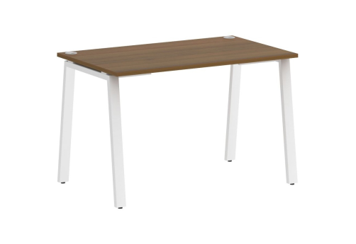 Стол письменный, цвет орех + белый