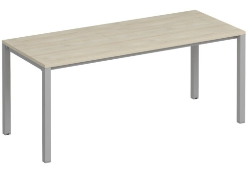 Стол письменный Прайм Металл 50, цвет шамони светлый + серый