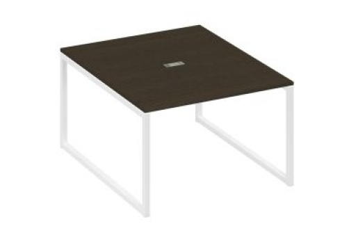 Стол для переговоров прямоугольный Мира Одри, цвет венге + белый