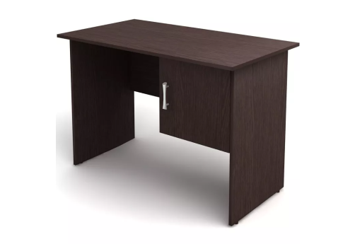 Стол 1-тумбовый с дверкой, цвет венге
