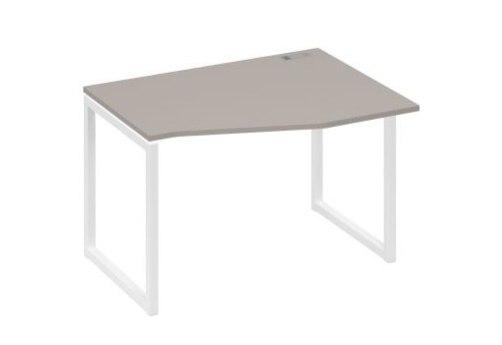 Стол эргономичный правый Мира Одри, цвет мокко премиум + белый