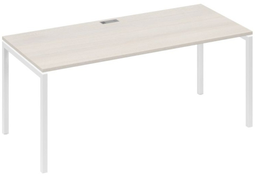 Стол письменный Мира Лофт, цвет дуб шамони + белый