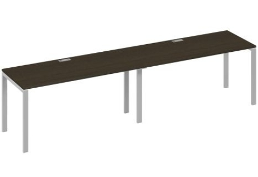 Рабочая станция (2х160) Мира Нумо, цвет венге + серый