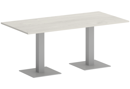 Стол для переговоров прямоугольный, цвет дуб новара