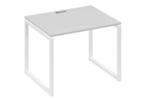 Стол письменный Мира Одри, цвет серый + белый