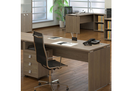 Стол компьютерный письменный Аура, вяз