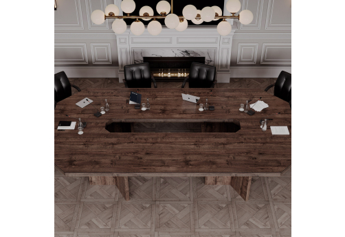 Стол для переговоров составной Рикамо, цвет дуб апрельский