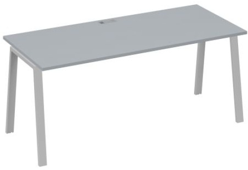 Стол письменный Мира Трио, цвет серый + серый