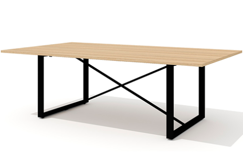 Стол для переговоров Некста Директ, цвет вяз + черный