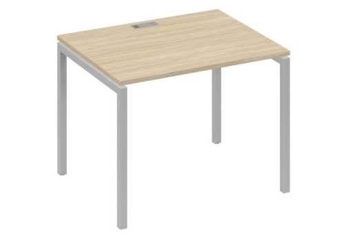 Стол письменный Мира Лофт, цвет дуб скандинавский + серый