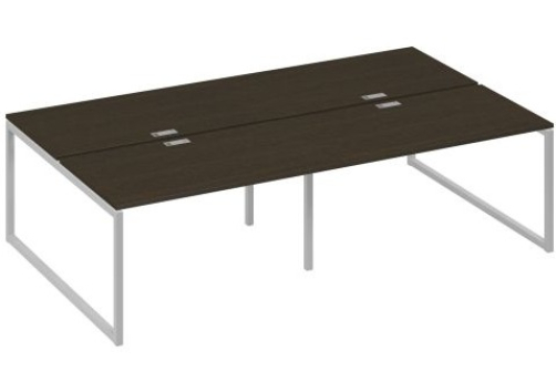 Рабочая станция (4х140) Мира Одри, цвет венге + серый