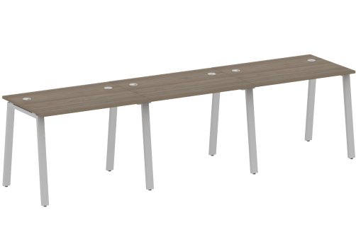 Стол на 3 рабочих места, цвет вяз