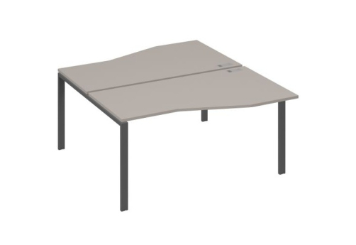 Рабочая станция эргономичная (2х160) Мира Нумо, цвет мокко премиум + антрацит