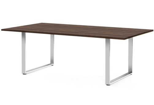 Стол для переговоров Гавана Металл, цвет табак + хром