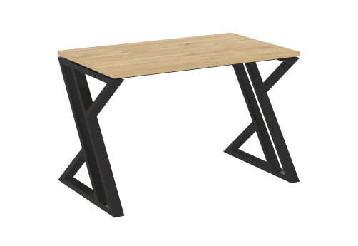 Стол рабочий Европа, цвет тиквуд светлый + черный