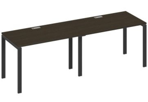 Рабочая станция (2х120) Мира Нумо, цвет венге + антрацит
