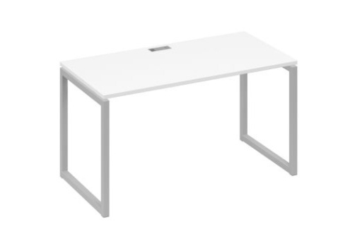 Стол письменный Мира Одри, цвет белый премиум + серый