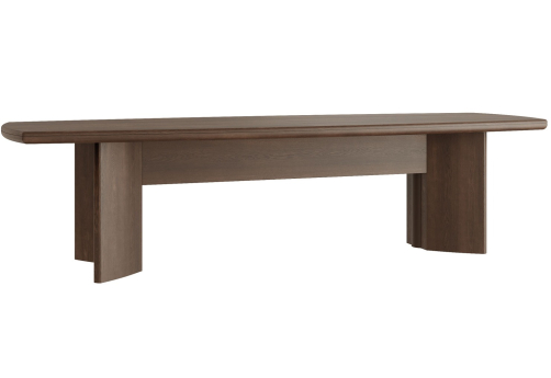 Стол для переговоров, цвет темный дуб