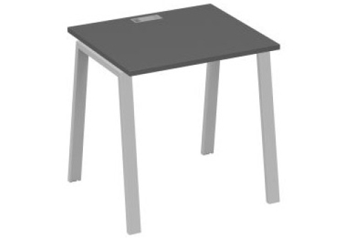 Стол письменный Мира Трио, цвет антрацит премиум + серый