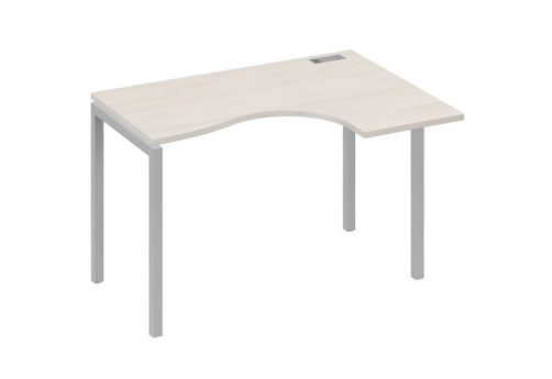 Стол эргономичный правый Классика Мира Лофт, цвет дуб шамони + серый