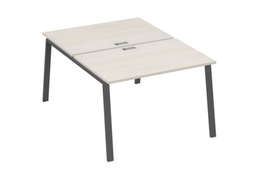 Рабочая станция 2х120 Мира Трио, цвет дуб шамони + антрацит