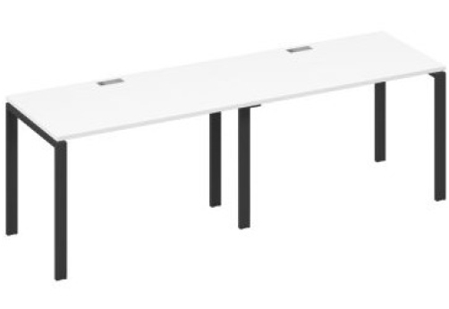 Рабочая станция (2х120) Мира Нумо, цвет белый премиум + антрацит