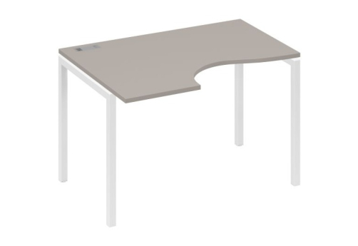 Стол эргономичный левый Классика Мира Лофт, цвет мокко премиум + белый