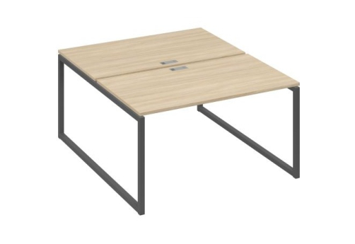 Рабочая станция (2х140) Мира Одри, цвет дуб скандинавский + антрацит