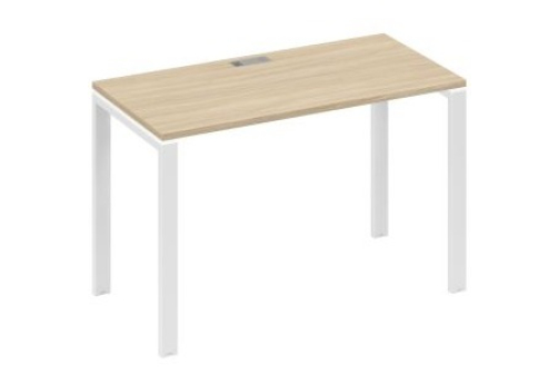 Стол письменный Мира Нумо, цвет дуб скандинавский + белый
